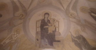 Росписи храма Сергия Радонежского в Крапивниках.